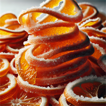 Lamelles d'écorces d'oranges confites Bio